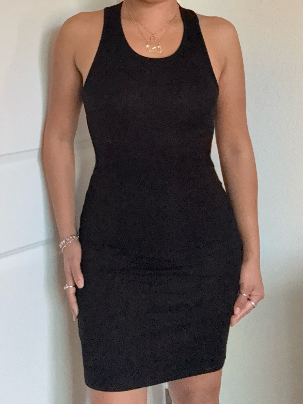 Black Cutout mini dress
